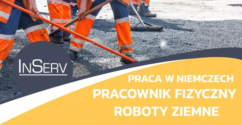 Pracownik fizyczny / roboty ziemne – praca w Niemczech