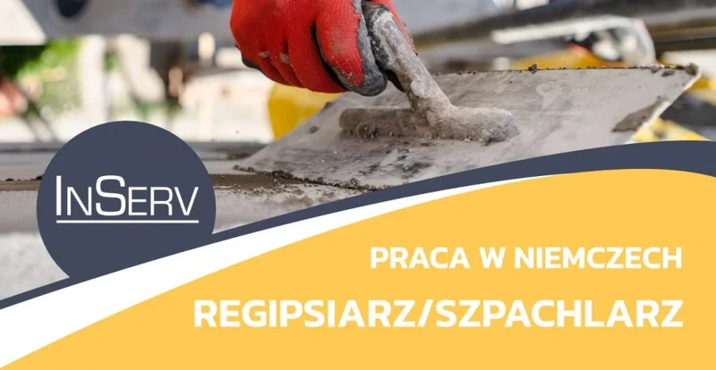 Regipsiarz / Szpachlarz – praca za granicą