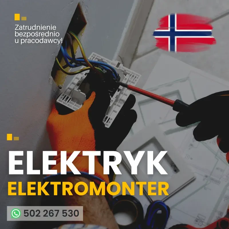 Elektryk przemysłowy/Elektromonter.