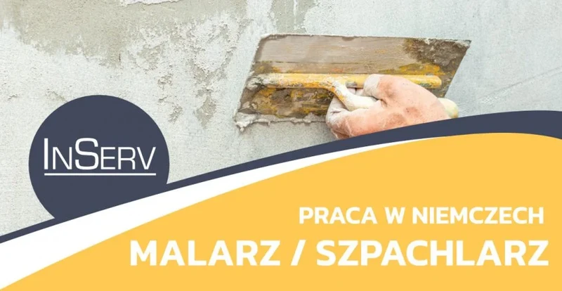 Malarz / Szpachlarz – praca w Niemczech bez języka