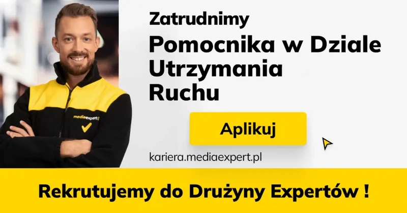 Pomocnik w Dziale Utrzymania Ruchu