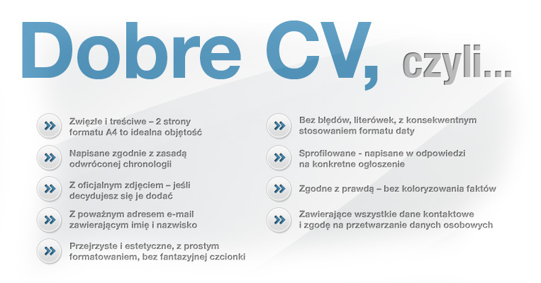 Dobre CV - wskazowki